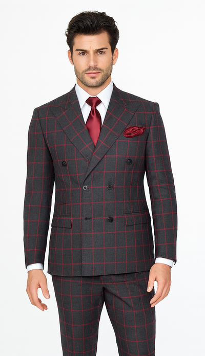 Rossi Man Milano RM1844 Black Formal Suit β Menβs Modern Collection