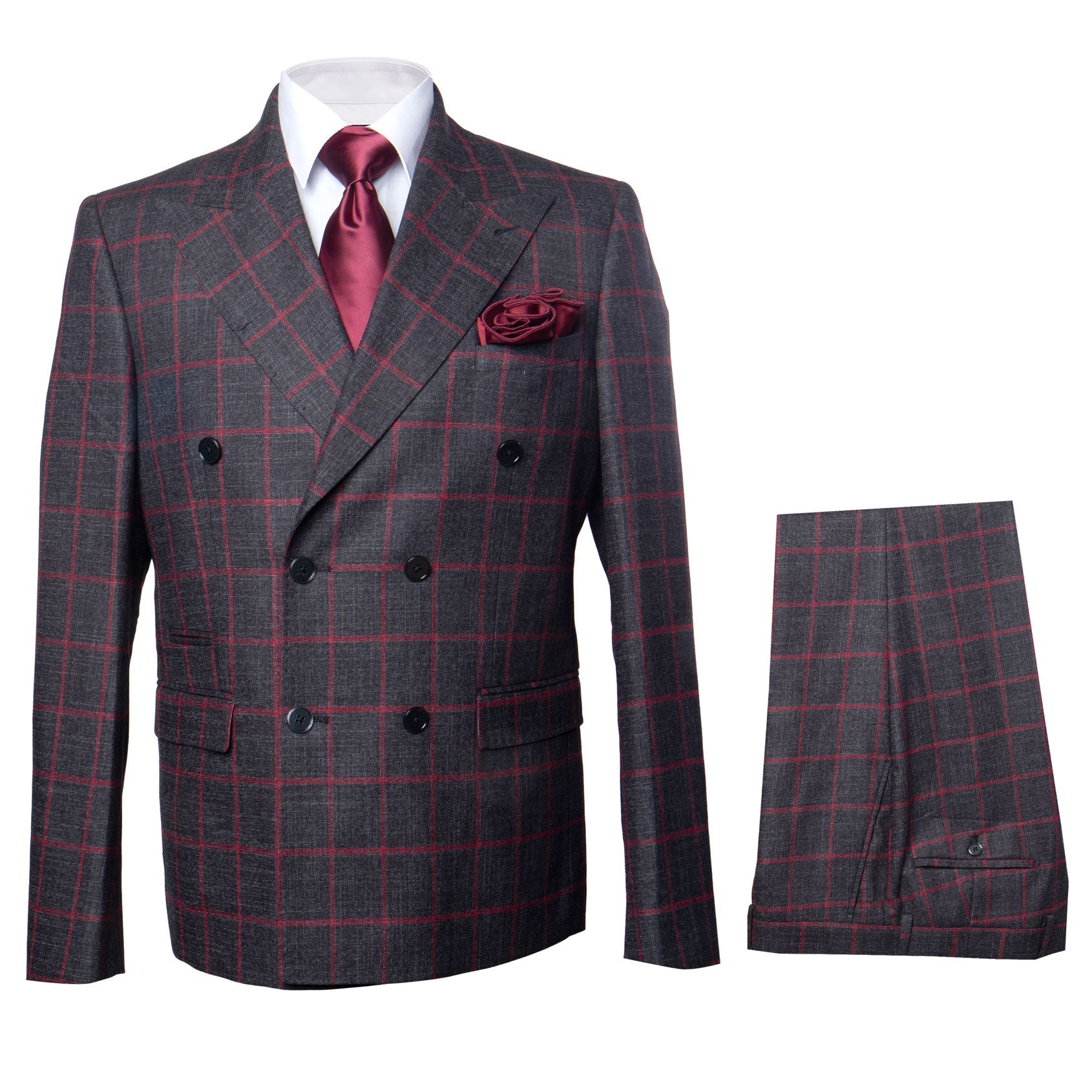 Rossi Man Milano RM1844 Black Formal Suit – Men’s Modern Collection