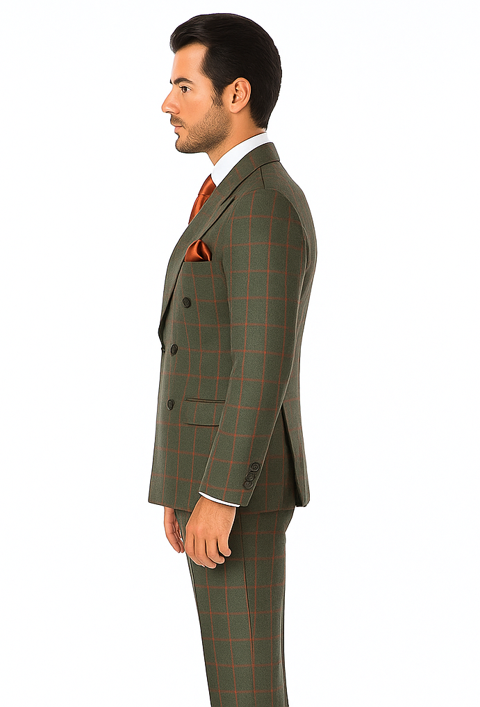 Rossi Man Milano RM1847 – Men’s Dress Suit for Classic Style - Tailored Fit Formal & Casual Elegance