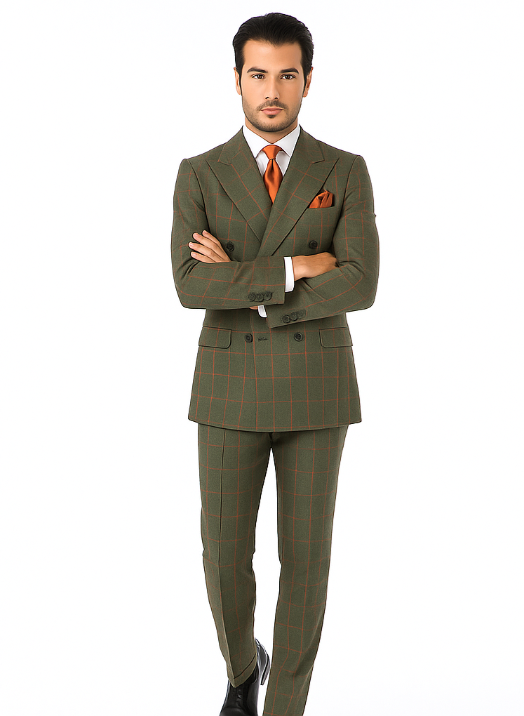 Rossi Man Milano RM1847 – Men’s Dress Suit for Classic Style - Tailored Fit Formal & Casual Elegance