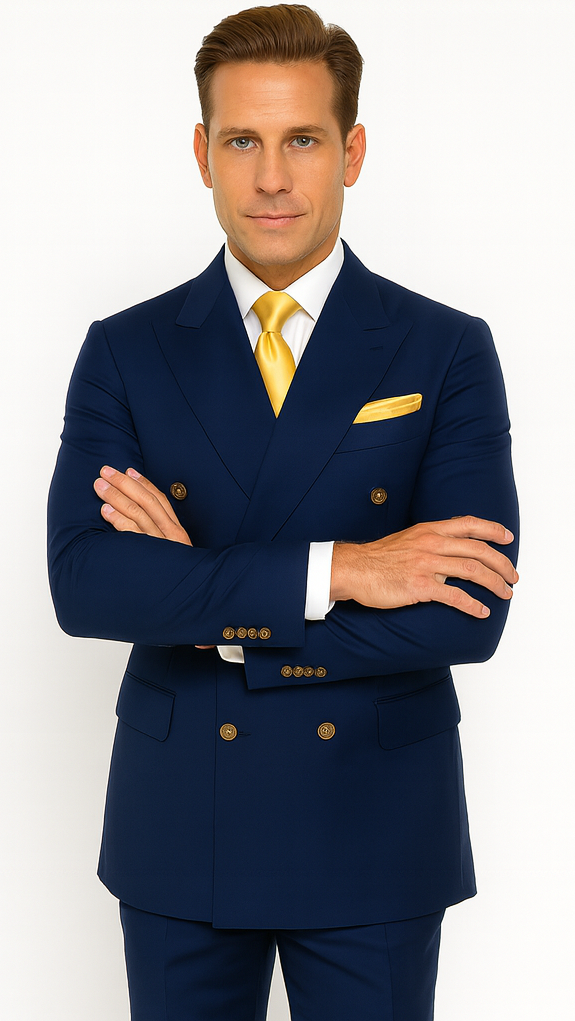 Rossi Man RM1102 Milano Collection Modern Fit Suit for Men – Stylish Formalwear for Special Events