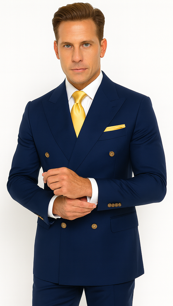Rossi Man RM1102 Milano Collection Modern Fit Suit for Men – Stylish Formalwear for Special Events