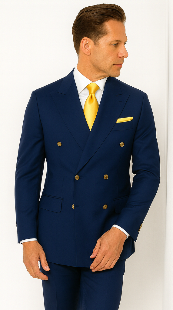 Rossi Man RM1102 Milano Collection Modern Fit Suit for Men – Stylish Formalwear for Special Events