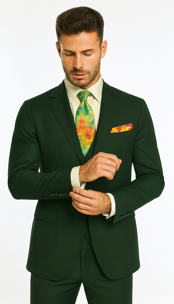 Rossi Man RM1190 – Sydney - 3-Piece Slim Fit Suit for Men | Modern Tailored Formalwear