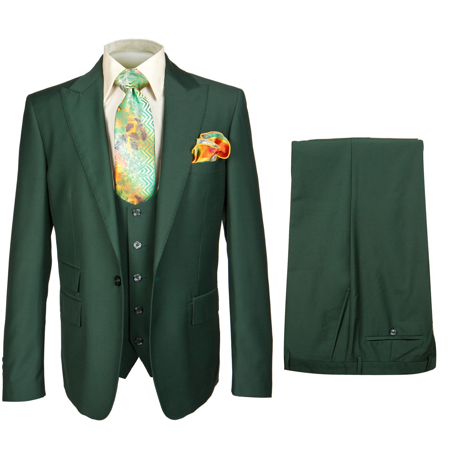 Rossi Man RM1190 – Sydney - 3-Piece Slim Fit Suit for Men | Modern Tailored Formalwear
