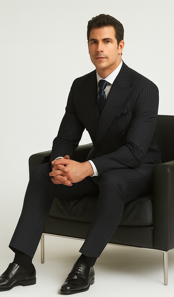 Rossi Man RM1223 – Milano Series Modern Slim Fit Suit for Men - Formalwear for Men