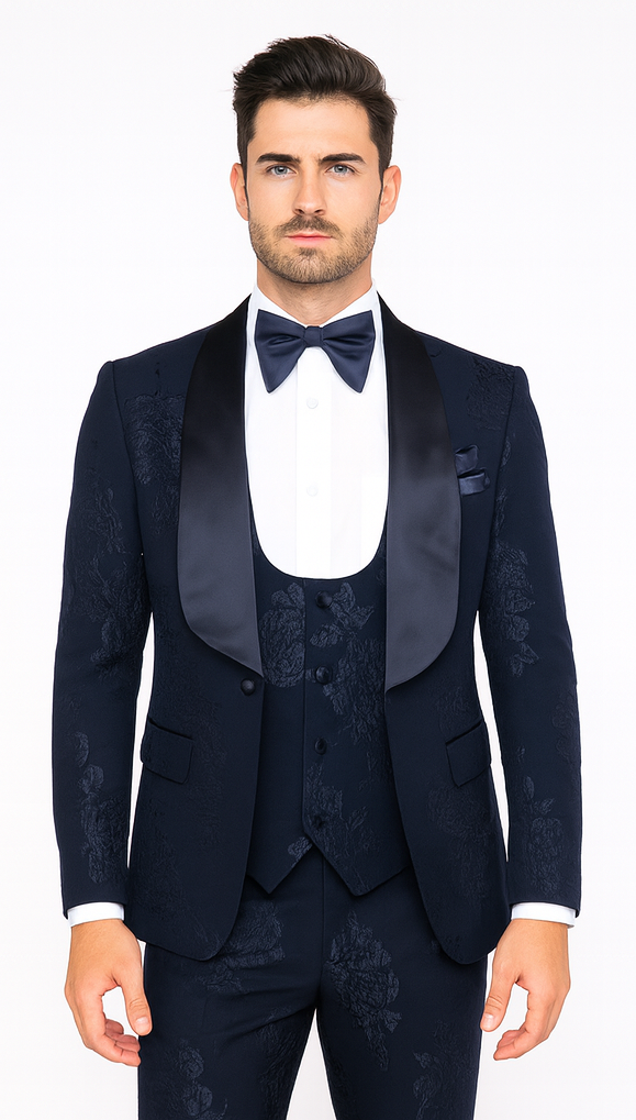 ROSSI MAN SMOKING S 3 PIECE TUXEDO RM1449