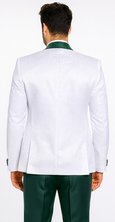 Rossi Man RM1482 – Men’s 3-Piece Tuxedo from the Smoking S Collection - Elegant Formalwear for Men