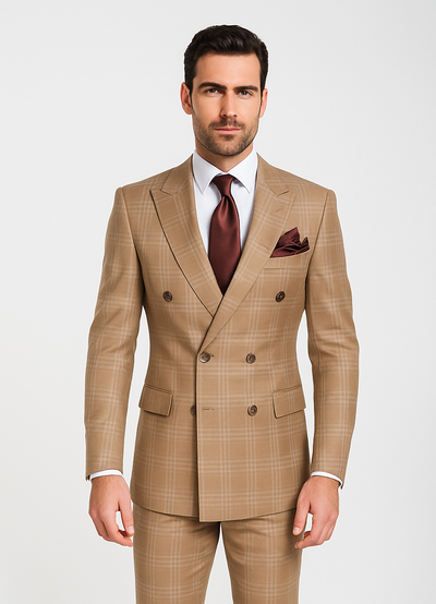 Rossi Man RM1797 – Timeless Milano Suit for Men’s Formal & Casual Wear - Tailored Fit Dress Suit