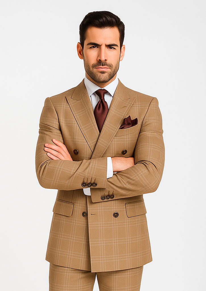 Rossi Man RM1797 – Timeless Milano Suit for Men’s Formal & Casual Wear - Tailored Fit Dress Suit