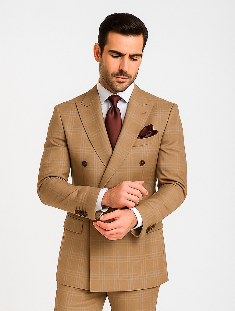 Rossi Man RM1797 – Timeless Milano Suit for Men’s Formal & Casual Wear - Tailored Fit Dress Suit