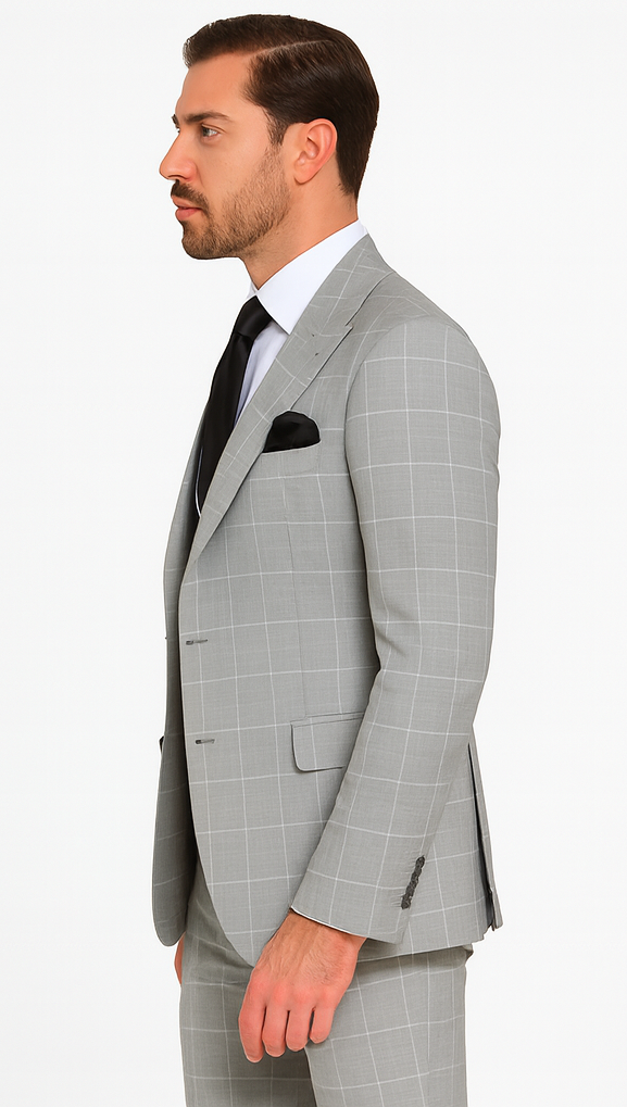 Rossi Man RM1851 Tom – Men’s Slim Fit 3 Piece Suit for Modern Elegance & Timeless Style