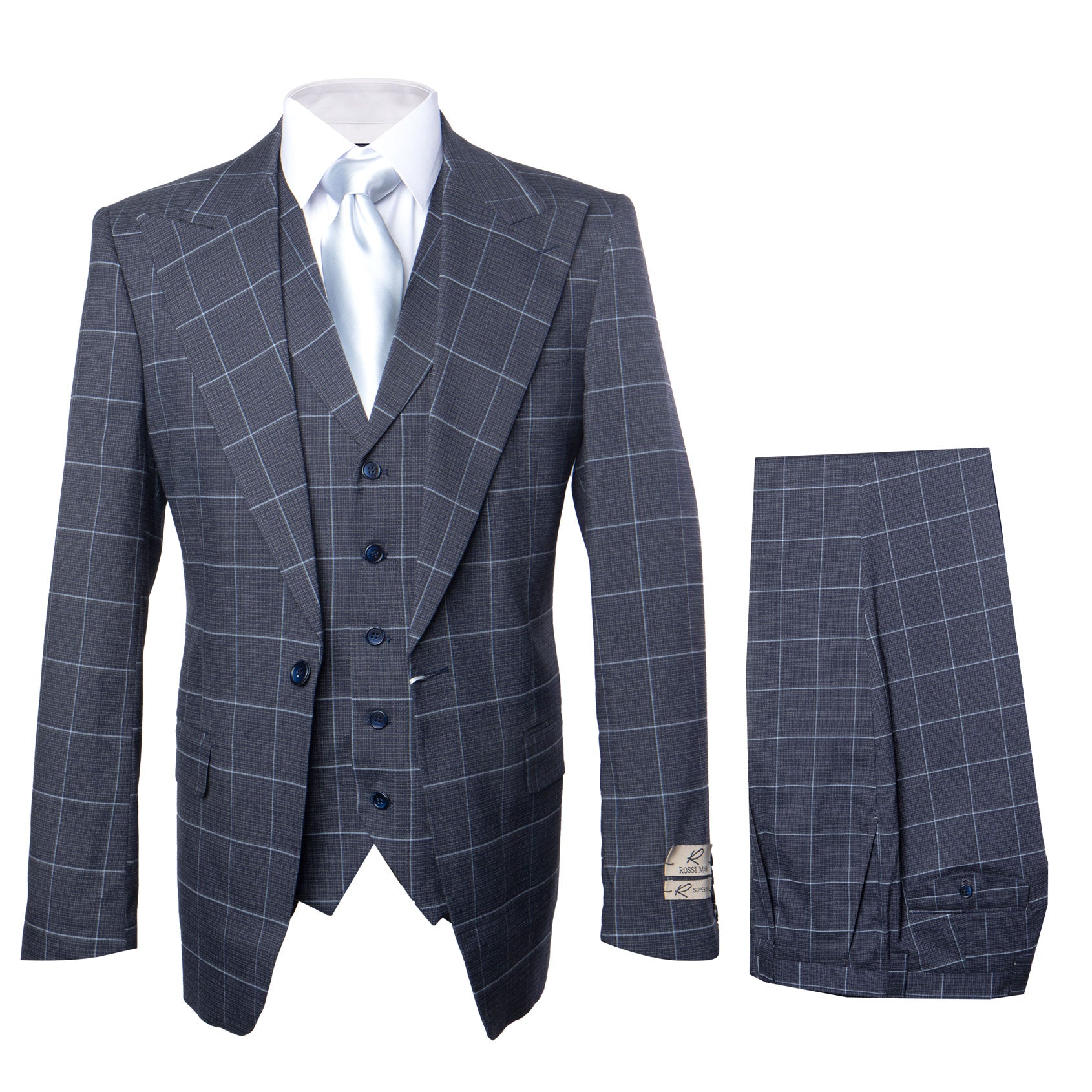 Rossi Man RM2312 – Sam Collection Men’s Shirt for Classic Style - Tailored Fit Formal & Casual Wear