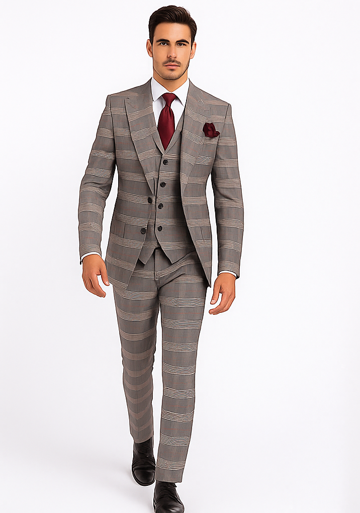 Rossi Man Sam RM2316 – Classic Tailored Dress Shirt for Men - Milano Fit Formal & Casual Elegance