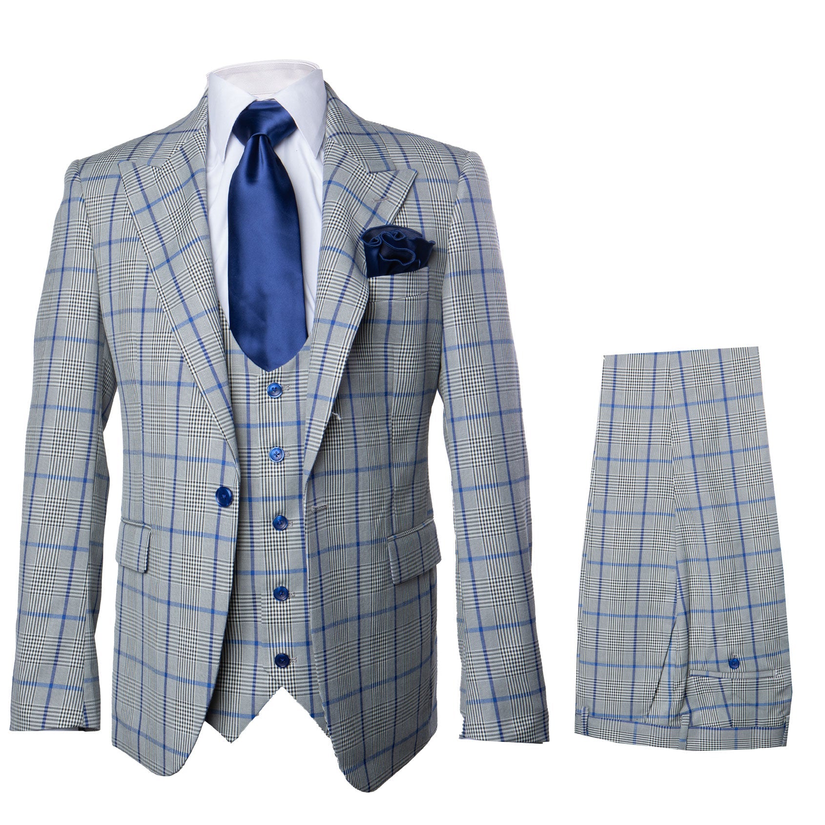 Rossi Man Tom RM1856 – Modern Fit 2-Piece Men’s Suit for Stylish Gentlemen - Tailored Elegance