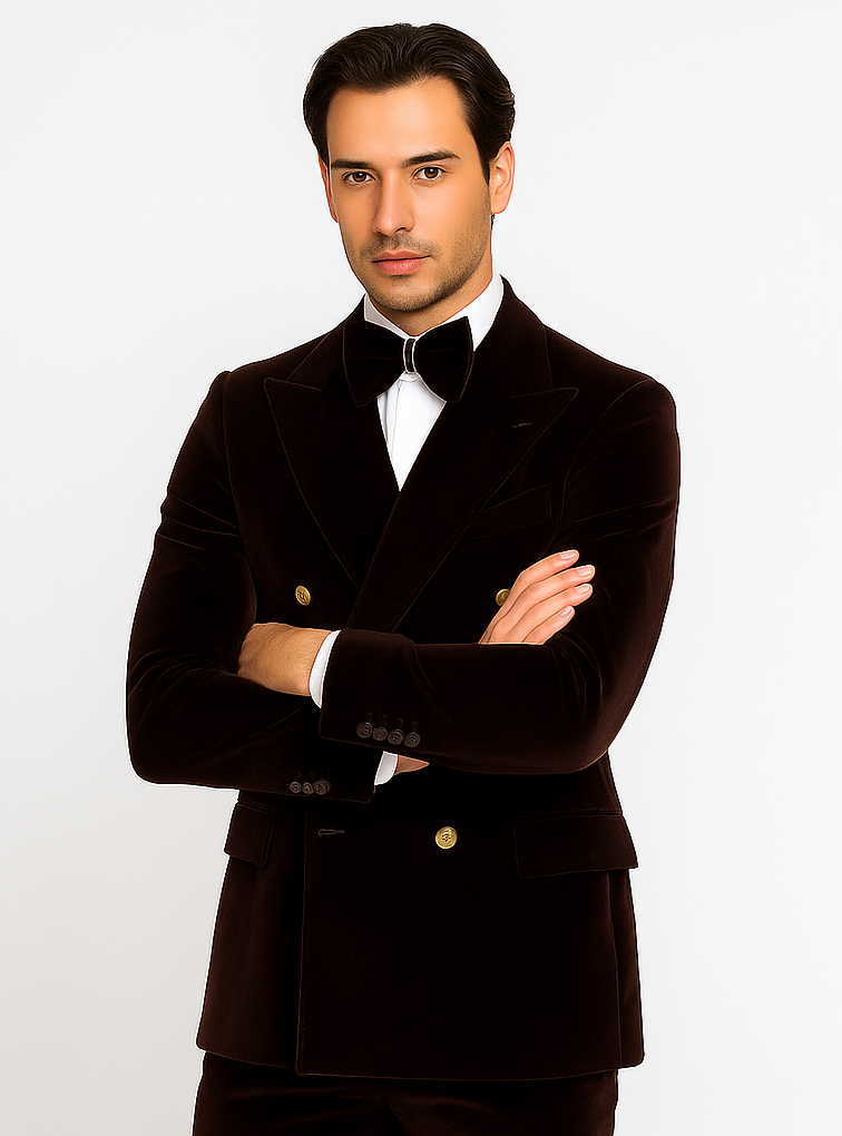 Rossi Man Zeus RM1572 – Classic Men’s Tuxedo for Timeless Formal Style - Black-Tie Elegance