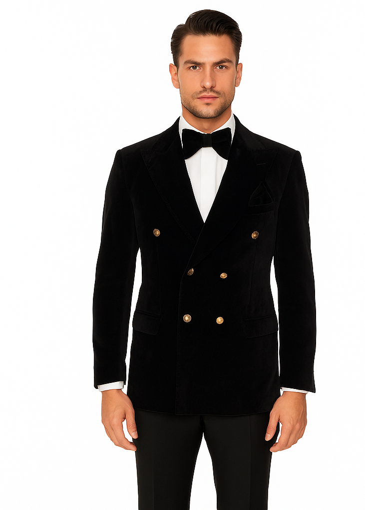 Rossi Man Zeus RM1575 – Men’s Tuxedo for Formal Events- Slim Fit Black-Tie Suit