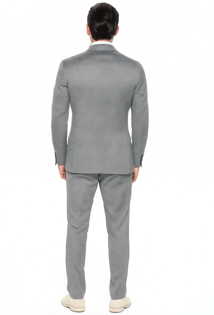 Rossiman Men’s Dress Suit | Timeless Classic Formal Suit for Men – Italian Tailored Luxury Slim Fit Design