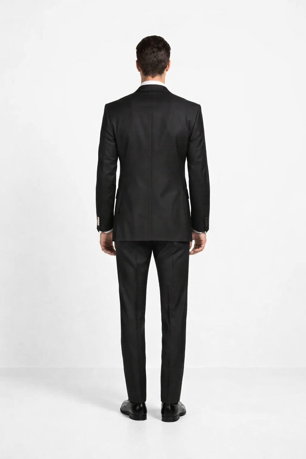 Rossiman Rossi Black Tailored Men's Dress Suit
