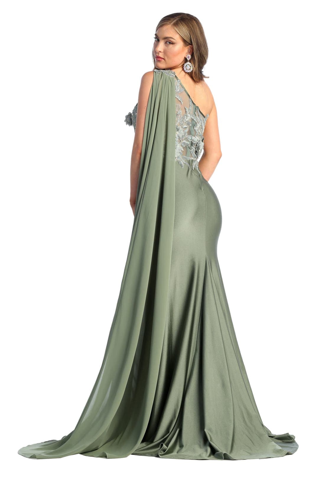Plus Size Long Evening Gown Maxi Formal Dress for Women By Royal Queen RQ7943