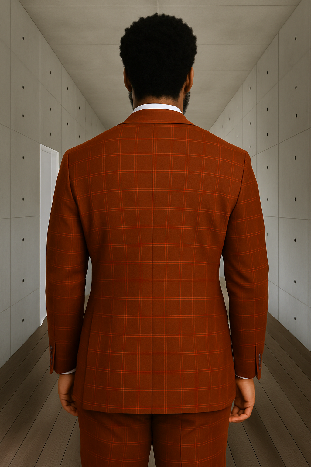 Modern Fit Italian Wool Three Piece Suit