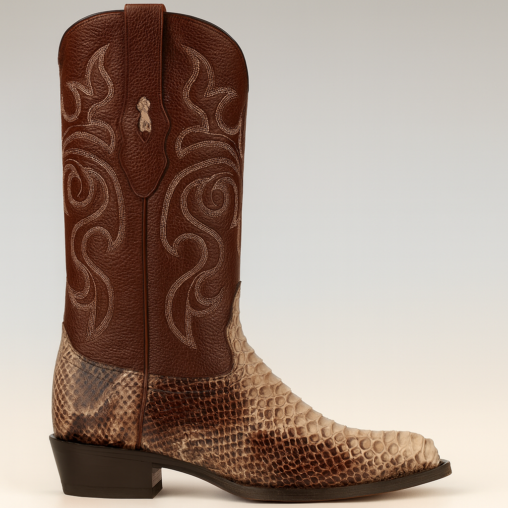 Men's Los Altos Python J-Toe Boots Rustic