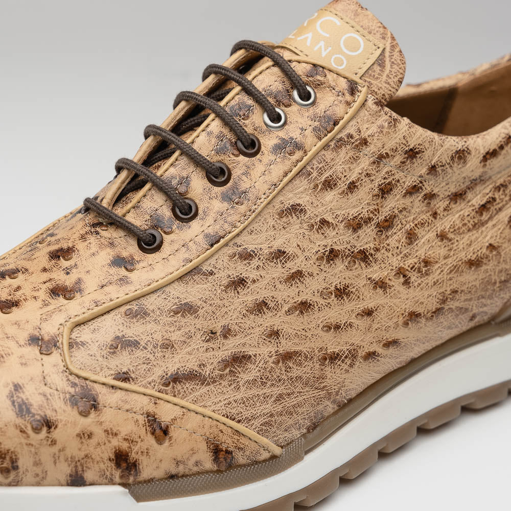 Marco Di Milano Scanno Orix Ostrich Quill Sneakers