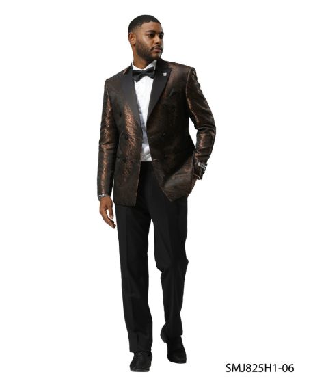 Stacy Adams Men's Hybrid Fit Sport Coat - High Fashion Pattern