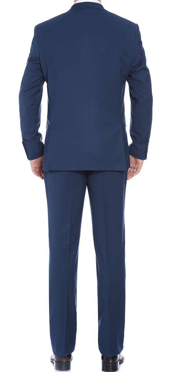 Performance Stretch Slim Fit Suit in Blue