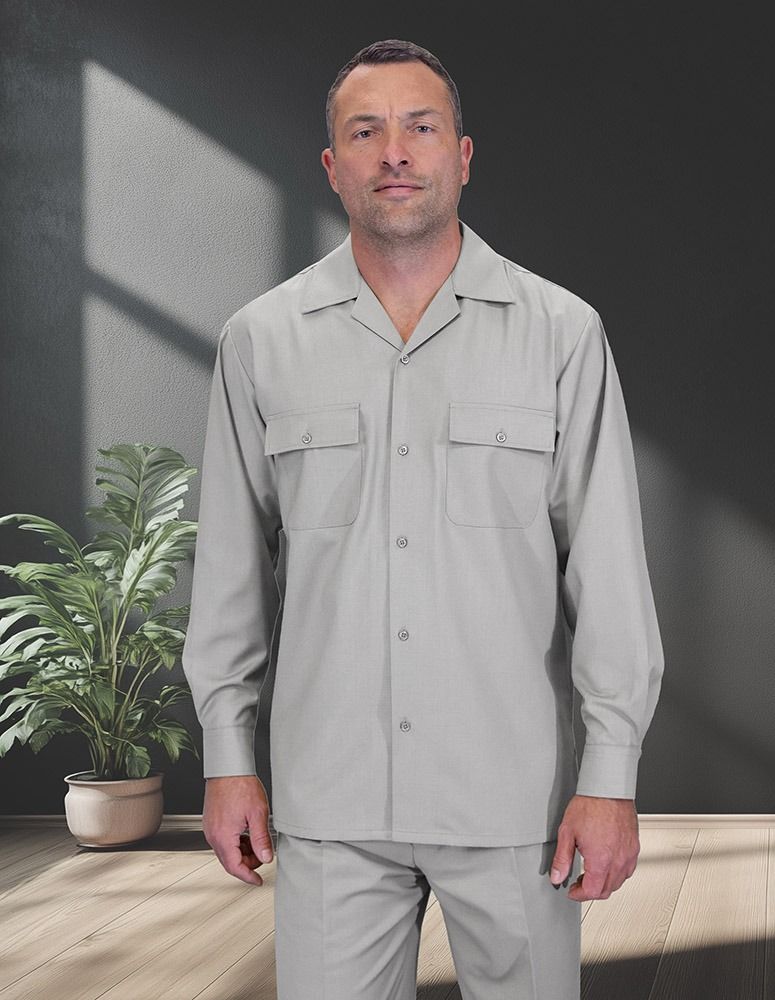 2-Piece Wool Walking Suit with Pleated Pants