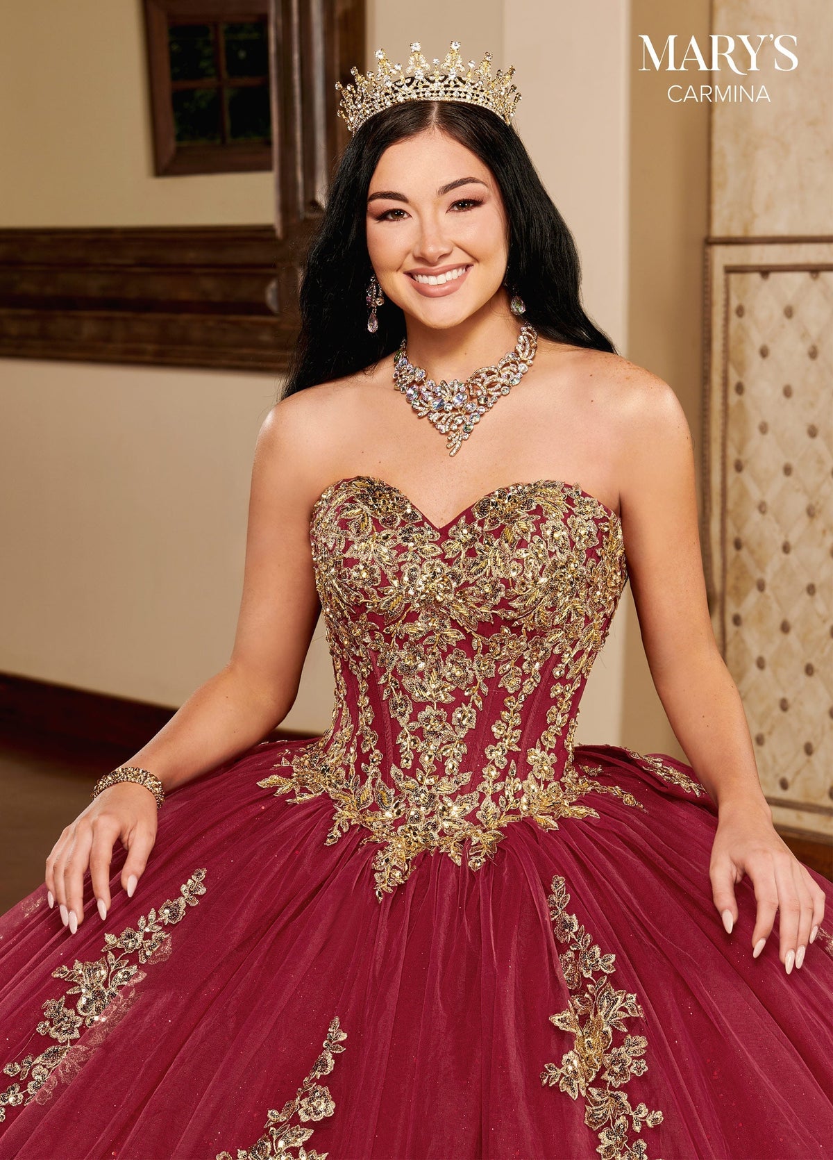 Mary's Bridal MQ1109 Strapless Quinceanera Dress