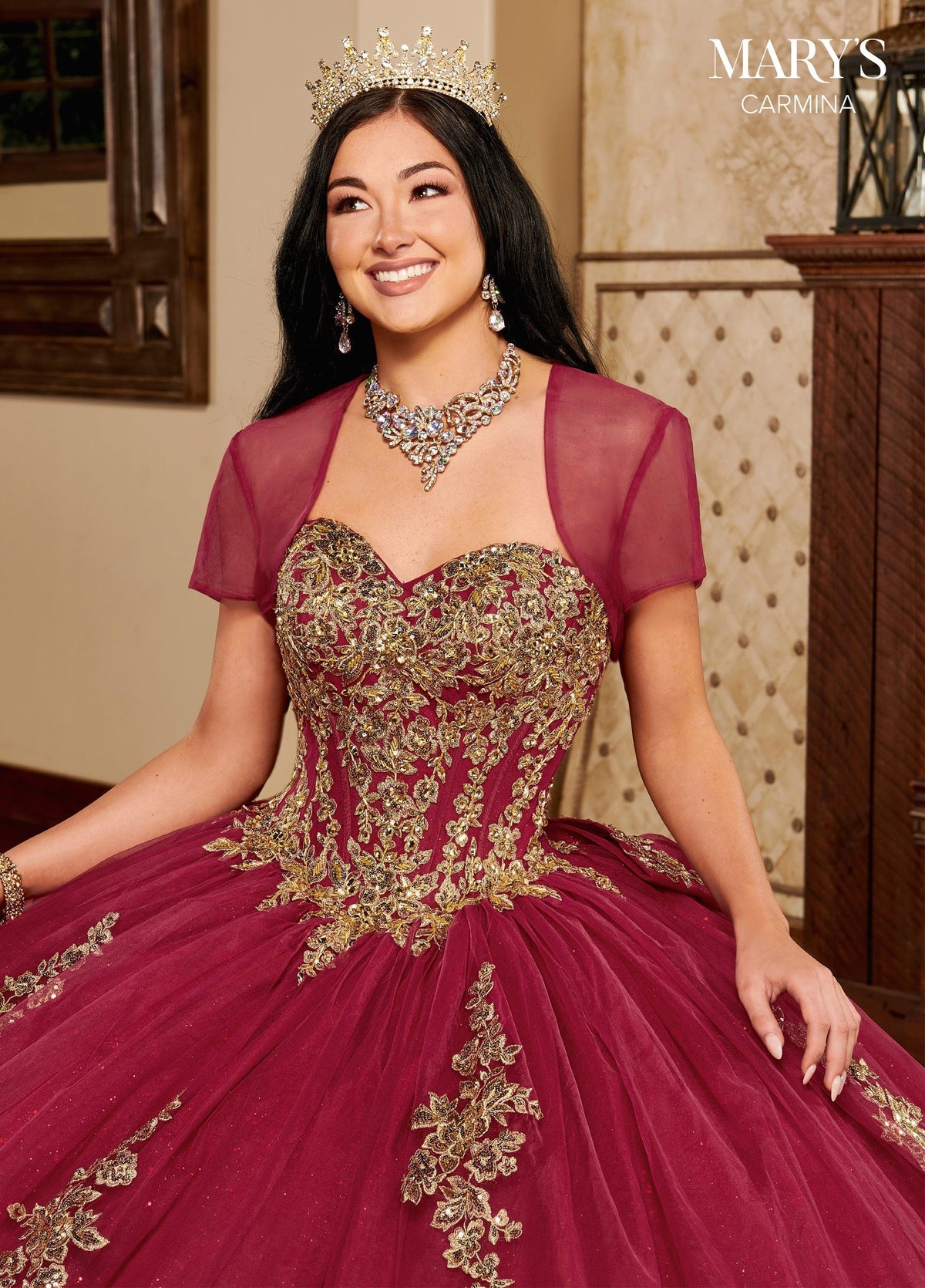 Mary's Bridal MQ1109 Strapless Quinceanera Dress