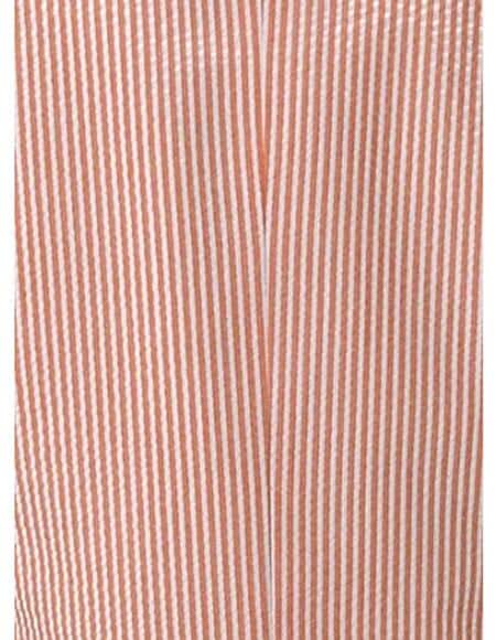 Striped Seersucker Orange Blazer