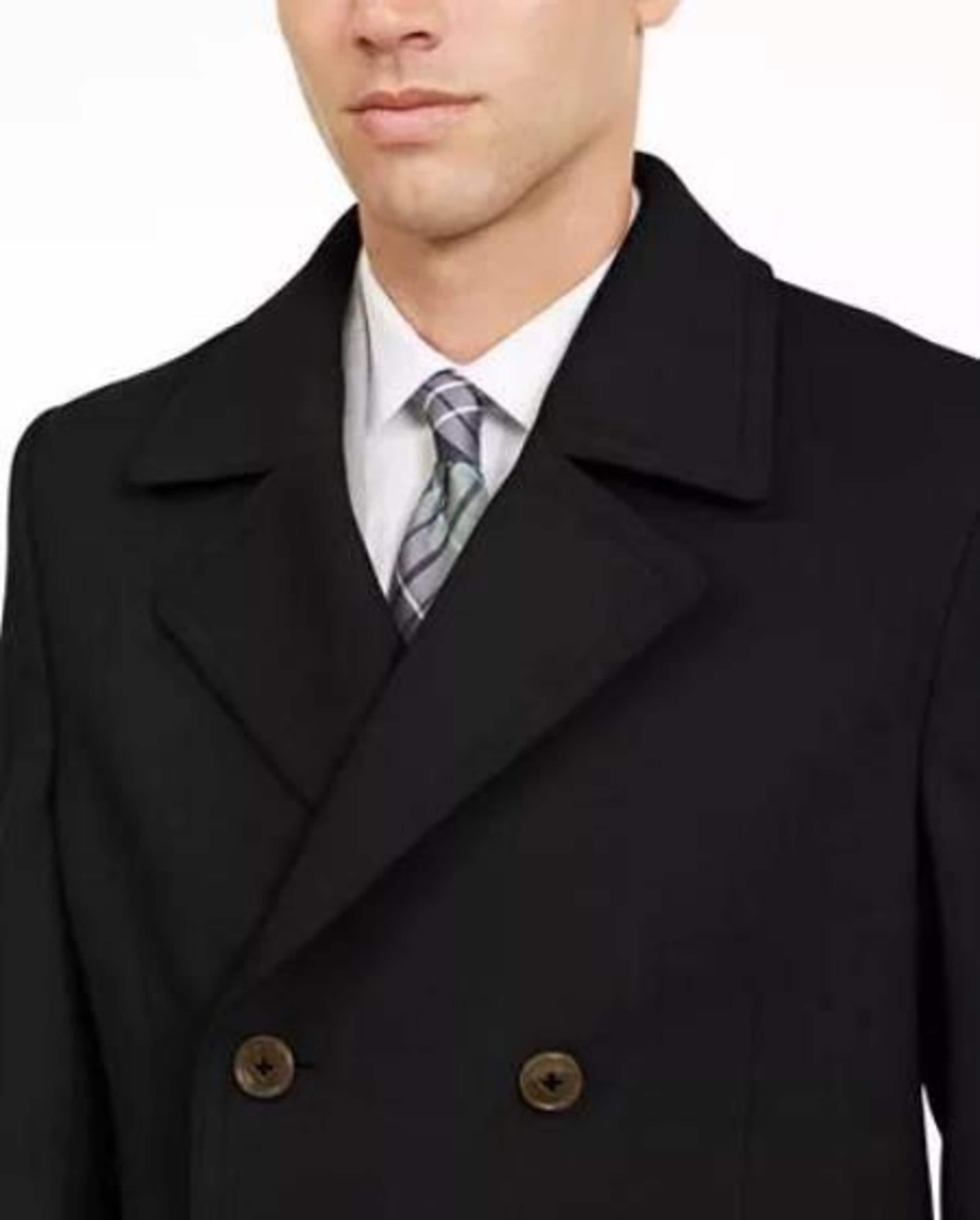 Manhattan 34" Double Breasted Men's Overcoat