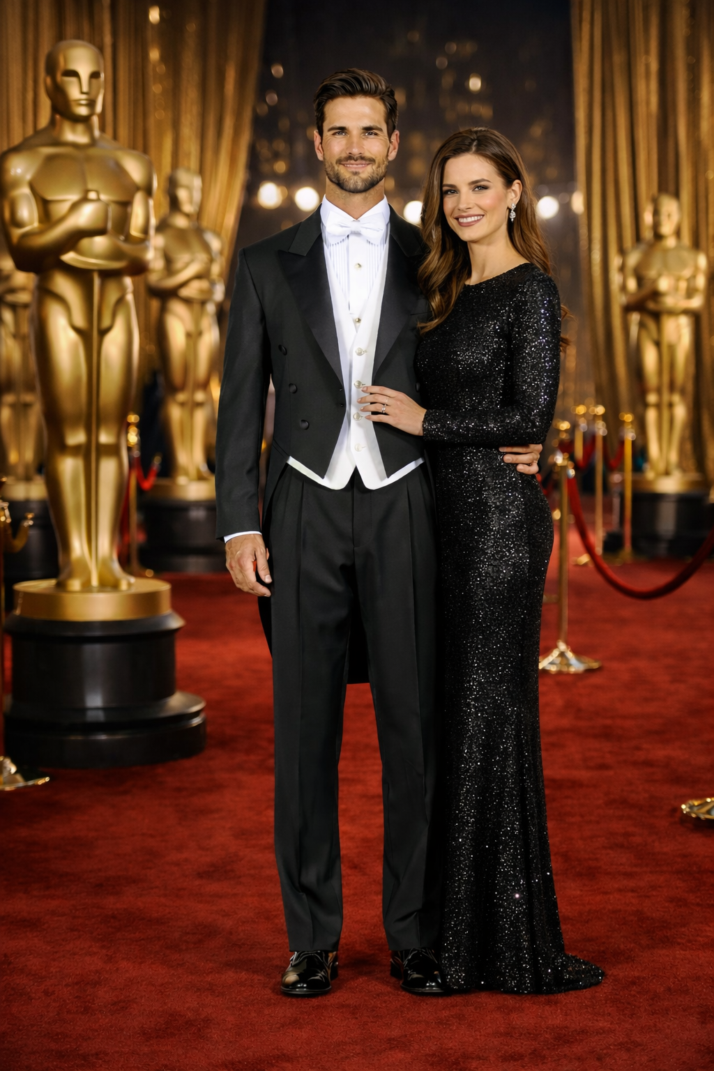 Super 150's Black Peak Tailcoat Tuxedo Jacket with the tail suit