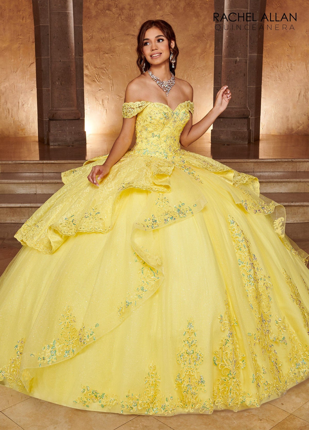 Rachel Allan RQ3105 Sweetheart Layered Quinceanera Dress