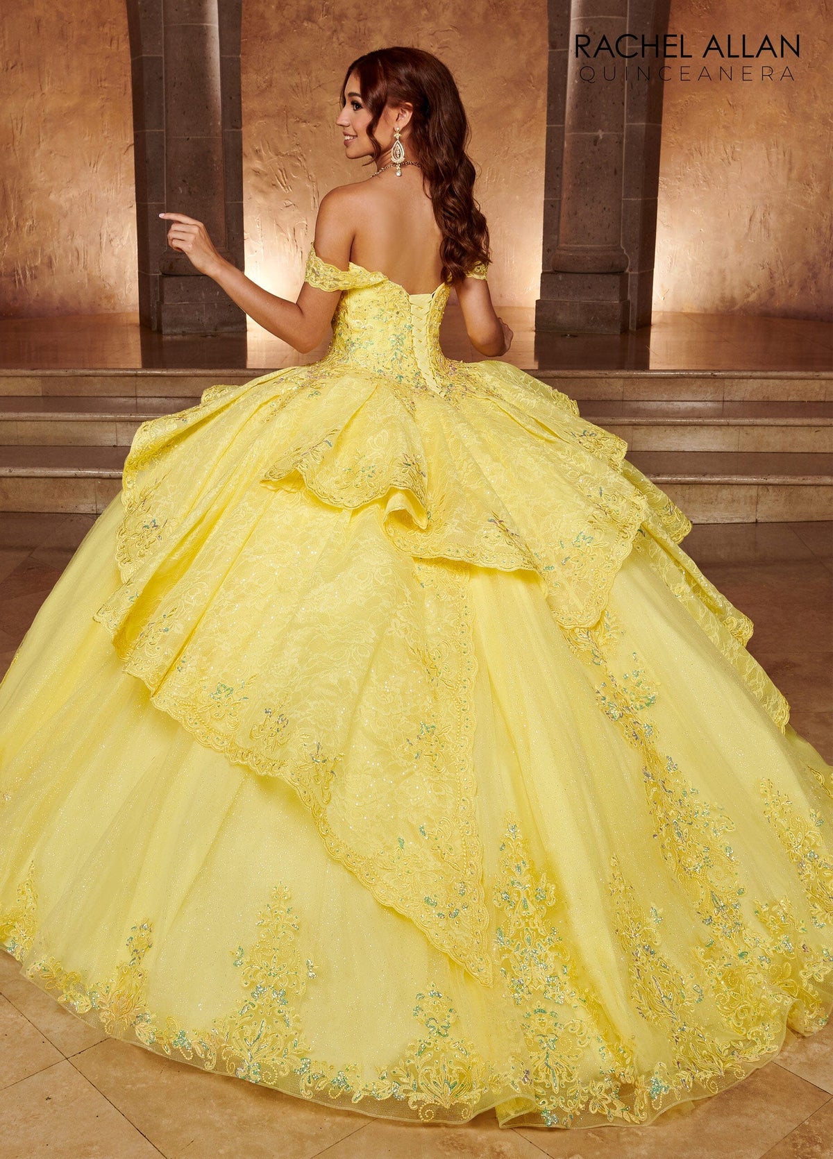 Rachel Allan RQ3105 Sweetheart Layered Quinceanera Dress