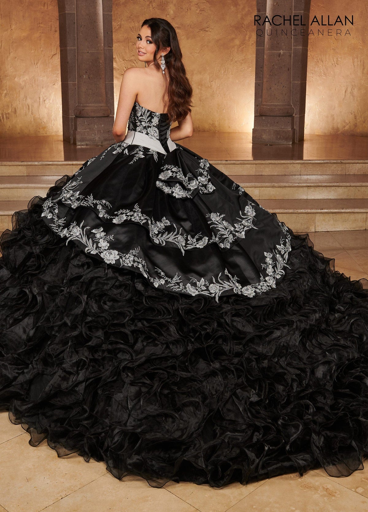 Rachel Allan RQ3104 Sweetheart Ruffled Quinceanera Dress