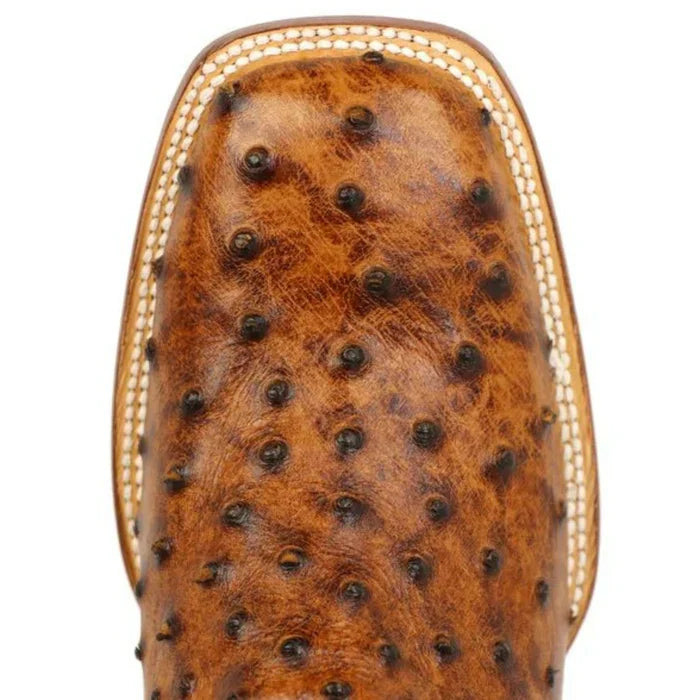 mens-broken-arrow-print-ostrich-square-toe-boots-cognac