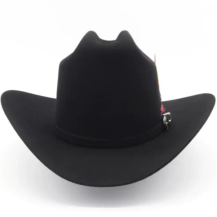 Texana Los Dos Carnales 100X Copa Alta Negro by Stone Hats