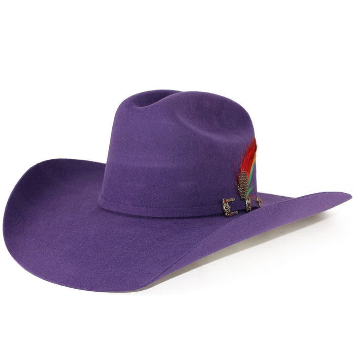 Texana Stone Sombrero Vaquero Morado 100X Mujer