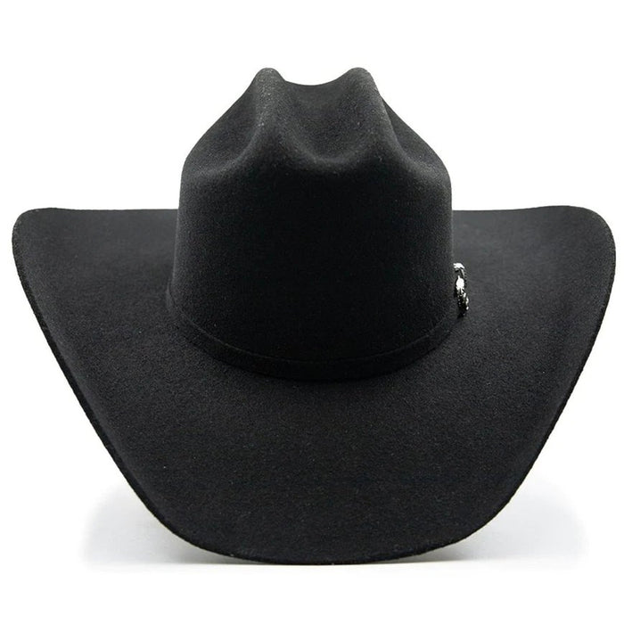 Texana Tombstone 50X de Pelo de Castor Estilo Roper Color Negro
