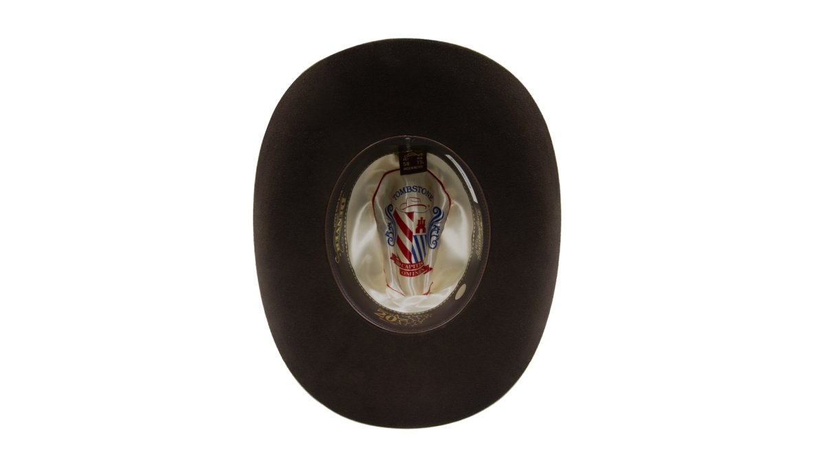 Texana Tombstone Denver 20X Cafe Chocolate Hat