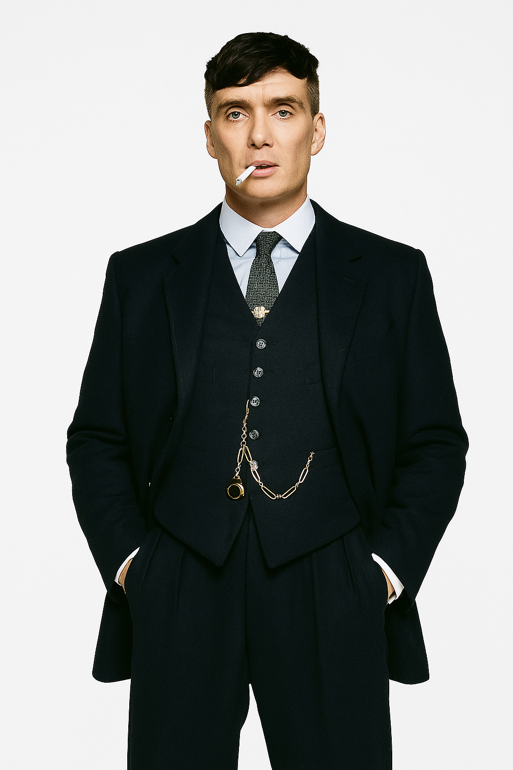 Thomas Shelby Inspired Suit & Overcoat Costume