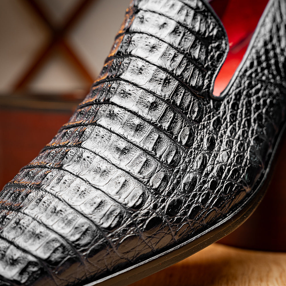 Marco_Di_Milano Trento Black Leather Dress Shoe