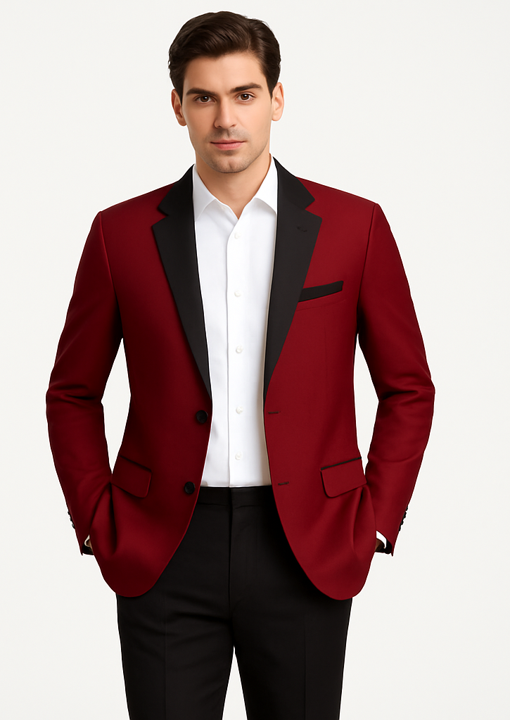 two-buttons-collared-slim-fit-summer-polyester-burgundy-suits