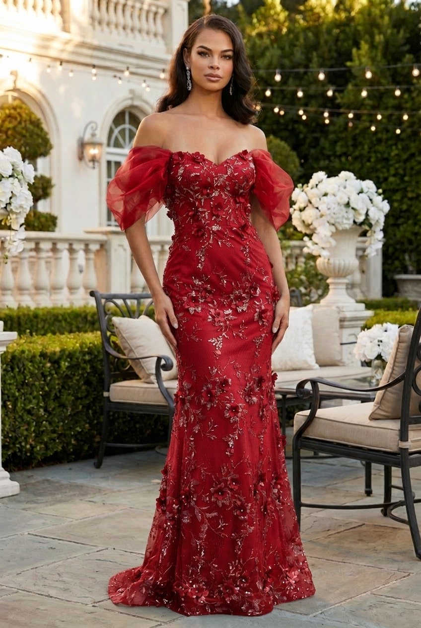 Burgundy Quinceanera Mom Dresses Mother of the Quince Gowns