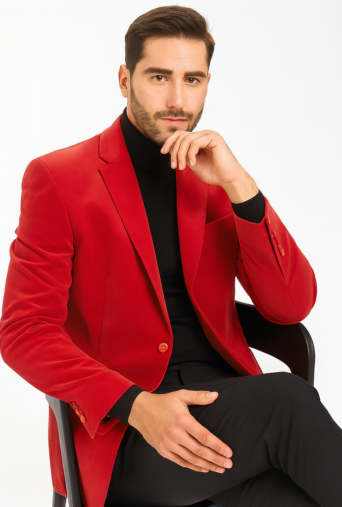 Velvet Blazer - Mens Velvet Jacket Brand new Red Velvet Cheap Priced For Men Jacket