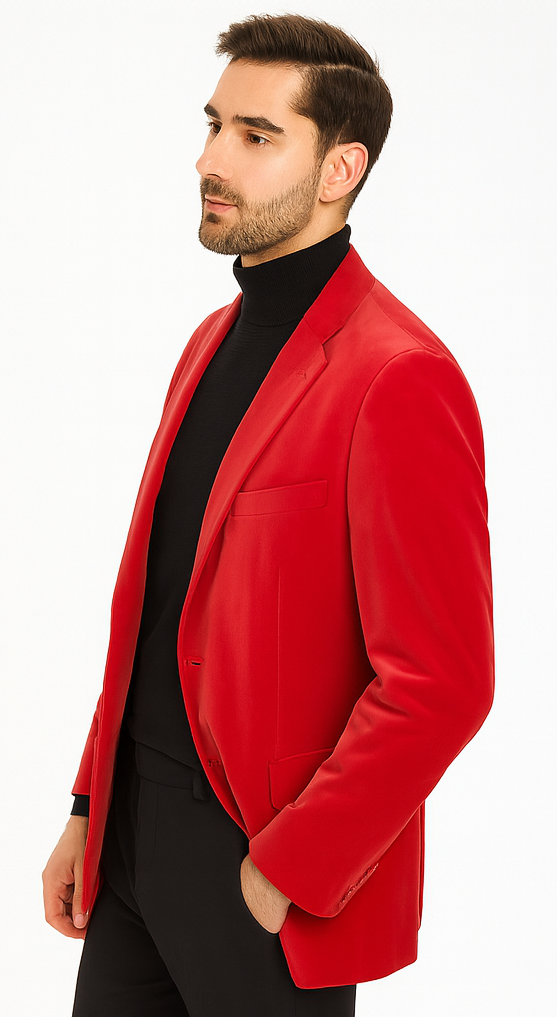 Velvet Blazer - Mens Velvet Jacket Brand new Red Velvet Cheap Priced For Men Jacket