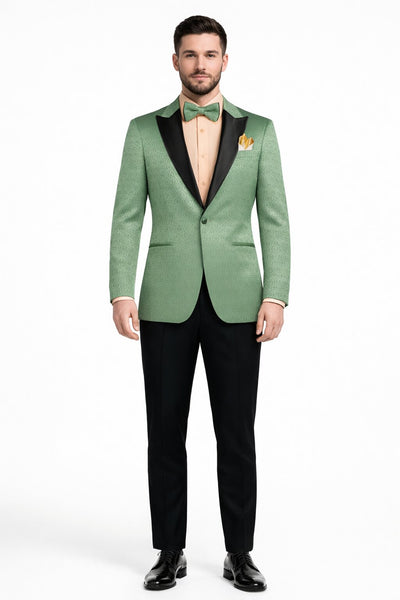 Premium Basil Green Church Suit for Men β Sharp Formal Ensemble